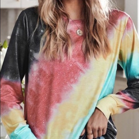 Kar’s Boutique Tops - Tie Dye Long Sleeve Top